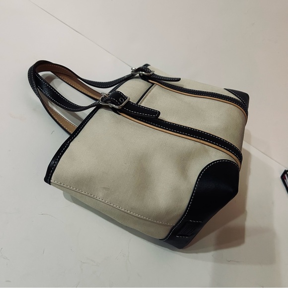 Coach Canvas & Leather Small Tote Excellent Condition - Picture 5 of 11